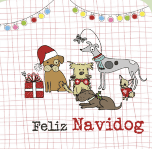Xmas Coaster - Feliz Navidog