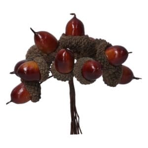 Pick 11cm - Brown Acorn Bunch