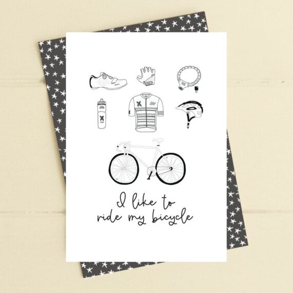 Ride my bicycle