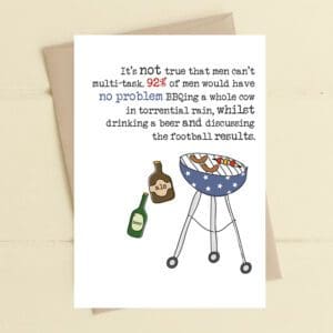 Men can't multitask & BBQ