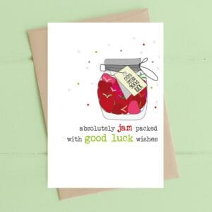 Jam packed good luck wishes