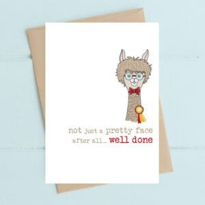 Well done - Not just a pretty face after all