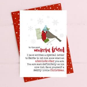 Wonderful friend - nice list