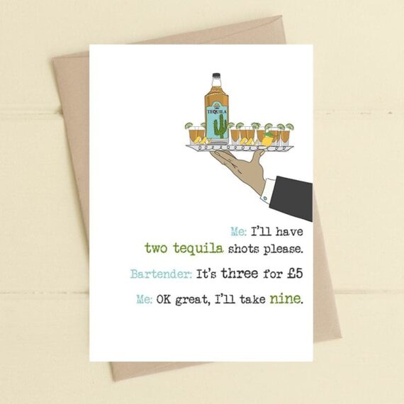 Nine Tequila Shots please