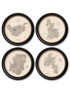 c.1806 County Maps of England - Round