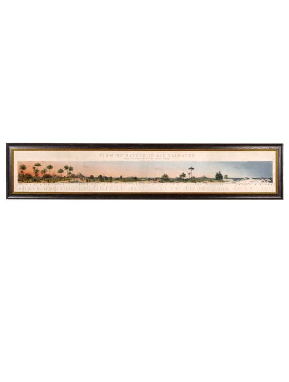 c.1852 View of Nature in all Climates - From the Equator to the Arctic Circle