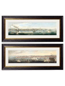 c.1844 Panoramic Views of New York
