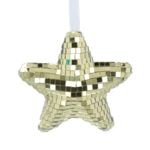 Acrylic Dec 12cm - Gold Mirror Star