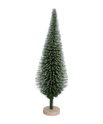Bristle Tree 50cm - Green/White Conifer