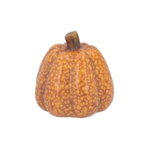 Ceramic Ornament 9cm - Ochre Speckle Pumpkin