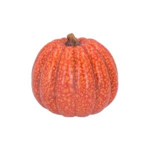 Ceramic Ornament 12.5cm - Orange Speckle Pumpkin