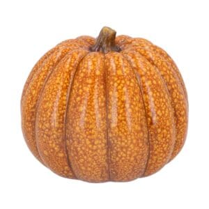 Ceramic Ornament 16.3cm - Ochre Speckle Pumpkin