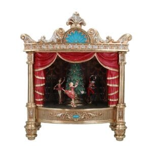 Resin Music Box 54cm - Nutcracker Stage, Sugar Plum Fairy