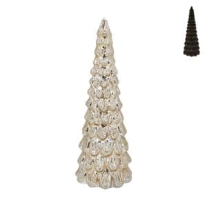 Glass Orn 30cm - Gold LED Tree