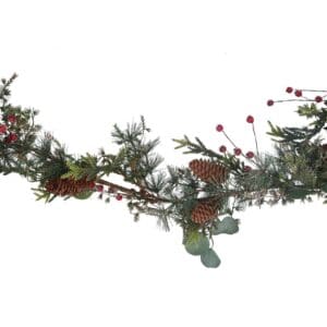 Garland 180cm - Mixed Fir/Cone/Berry