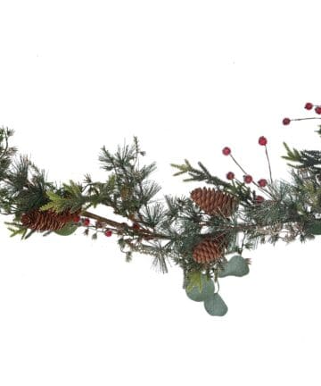 Garland 180cm - Mixed Fir/Cone/Berry