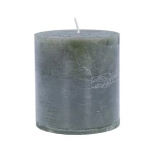 Pillar Candle 10cm - Dark Sage