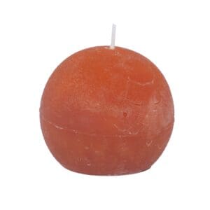 Ball Candle 7.5cm - Orange