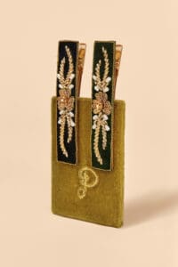 Bouquet Nrw Jew Bar Hairclips - Char/Forest Pk 2