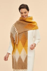 Lulu Cosy Scarf - Mustard Mix