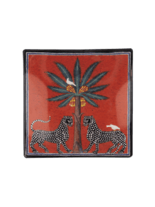 Glass Plate Mosaico Red 11 x 11cm