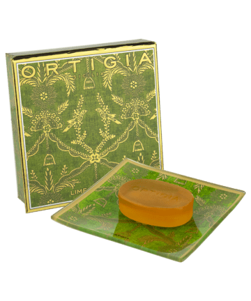 Lime Di Sicilia Glass Plate & Soap
