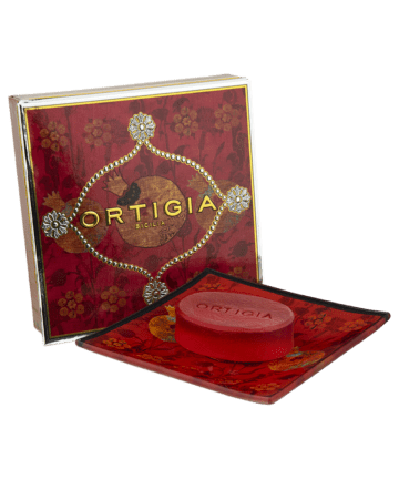 Melograno (Pomegranate) Glass Plate & Soap