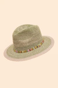 Natalie Hat - Fern with Shimmer Band