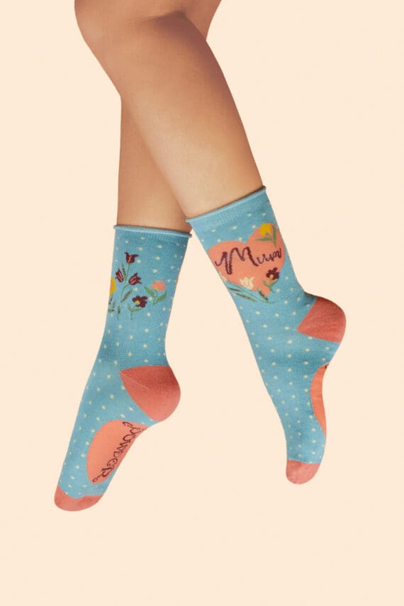 Special Mum Ladies Ankle Socks - Denim