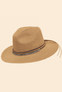 Thalia Hat - Natural with Rope Band
