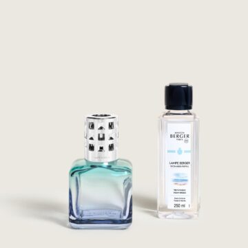 Turquoise/Blue Glaçon Lamp Berger Gift Pack