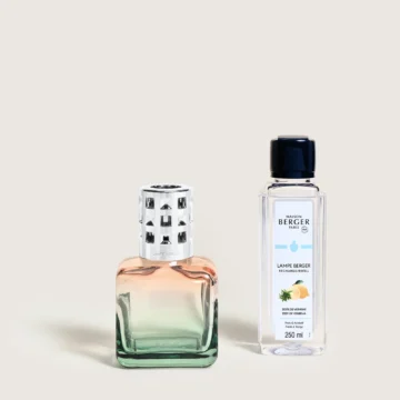 Peach/Green Glaçon Lamp Berger Gift Pack