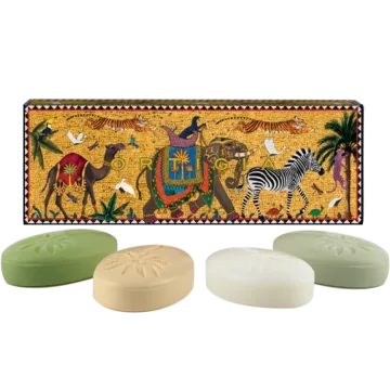 Ortigia Sicilia Flying Tiger Assorted Soap Set 4 x 25g