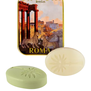 Ortigia Sicilia City Tin Roma Soap 25g x 2