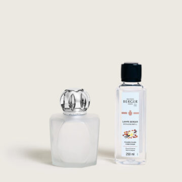 Maison Berger Magical Frosted Lamp Gift Set – Amber Powder
